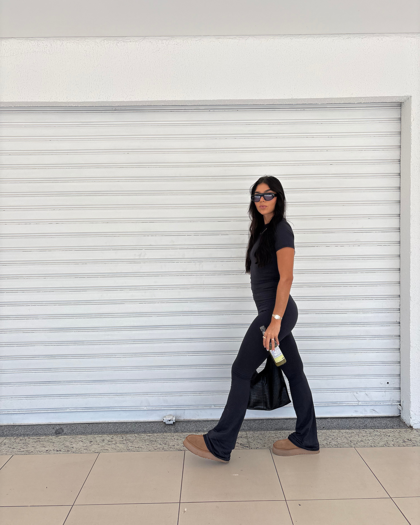 Calça Flare Poliamida