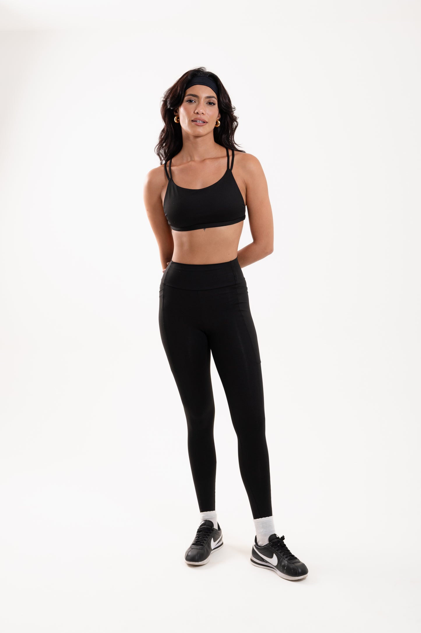 Calça Legging Compress Com Bolso