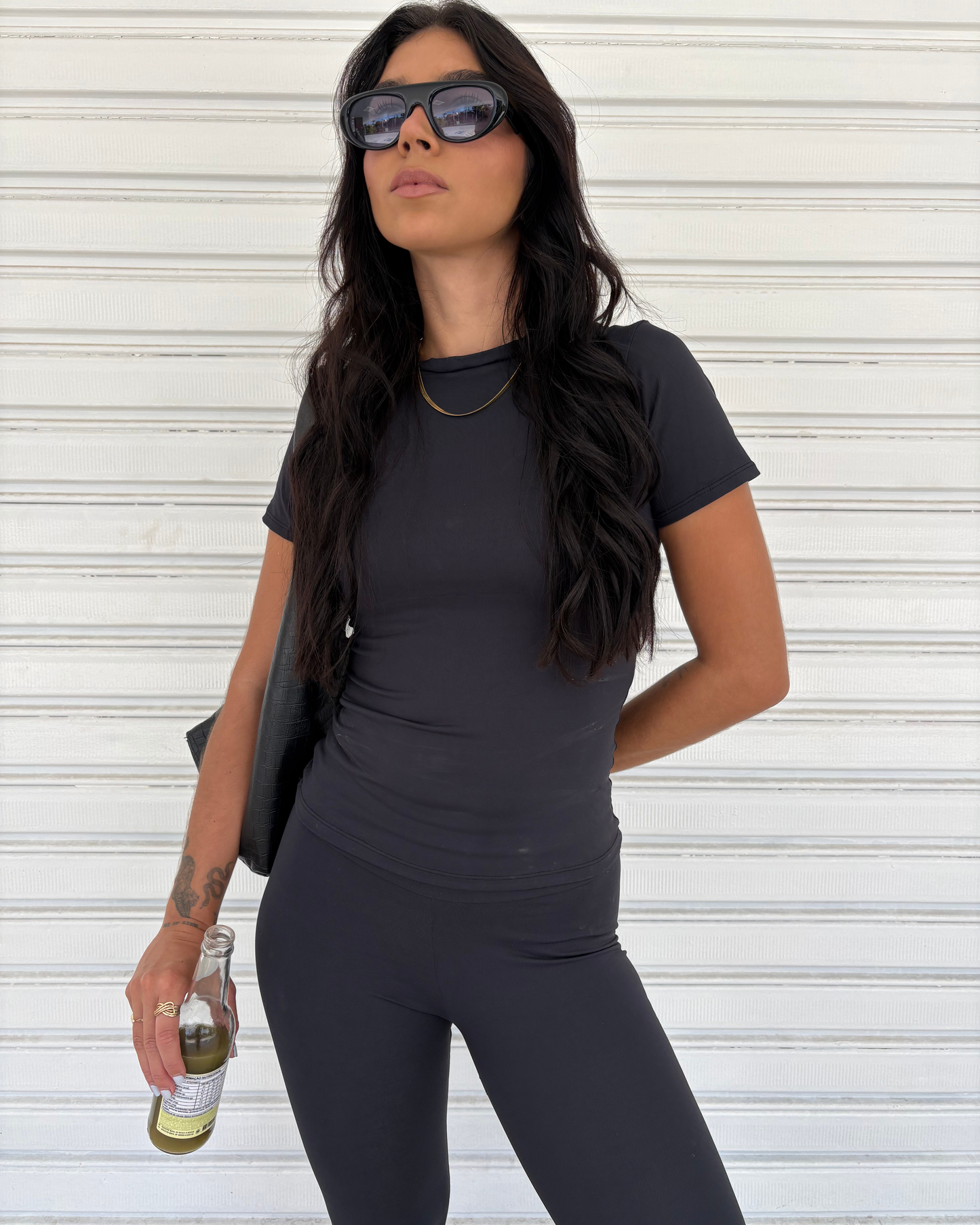 Blusa BabyLook Poliamida