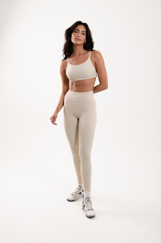 Calça Legging Compress Com Bolso