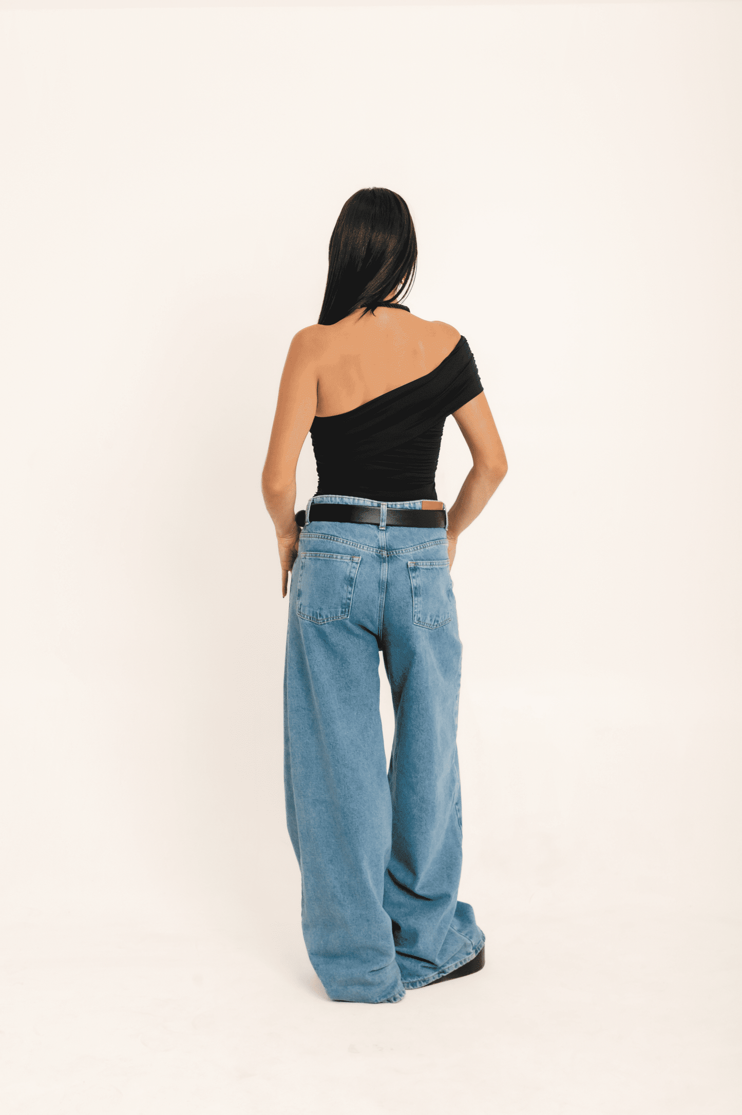 Calça Jeans Pantalona